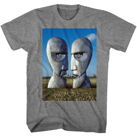 Pink Floyd Metal Heads Heather Adult T-Shirt - Picture 1 of 4